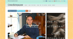Desktop Screenshot of chrisbohjalian.com