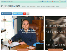Tablet Screenshot of chrisbohjalian.com